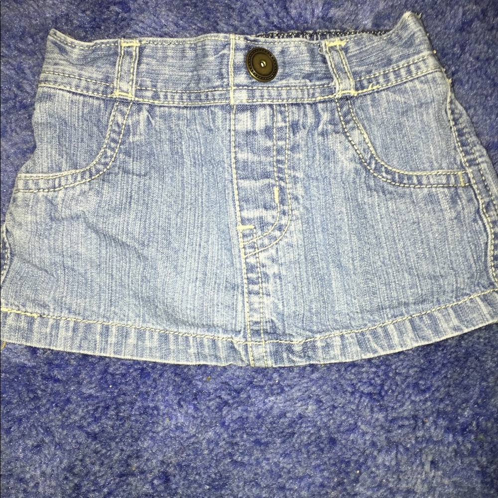 Denim skirt 0-3 months